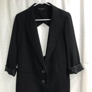Oversized Blazer with Back Cutout